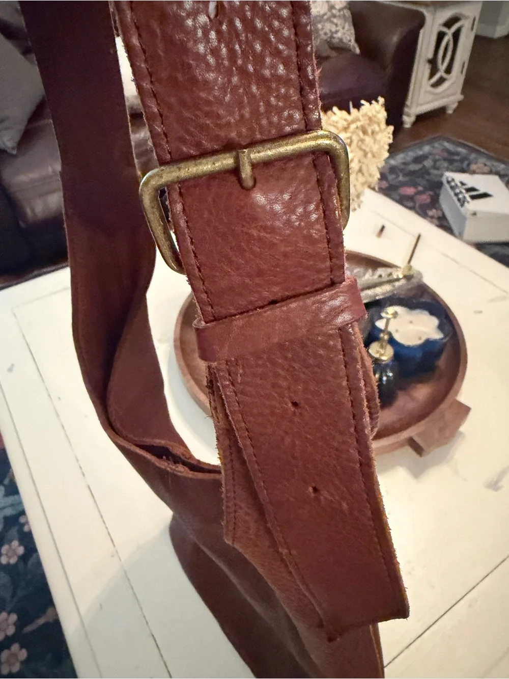 Duluth Trading Co. Women’s Lifetime Leather Crossbody Bag #48703 — discontinued